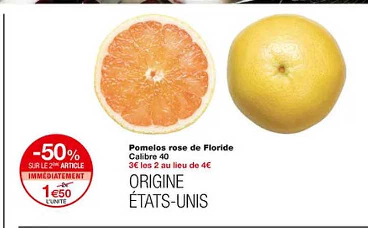 pomelos rose de floride