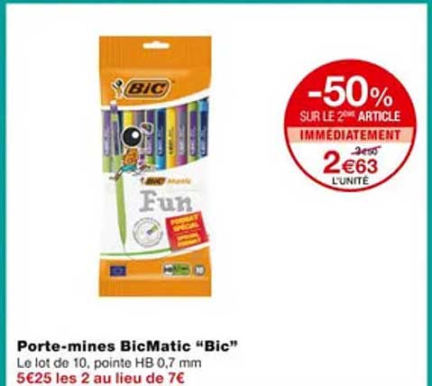 porte-mines bic matic "bic"