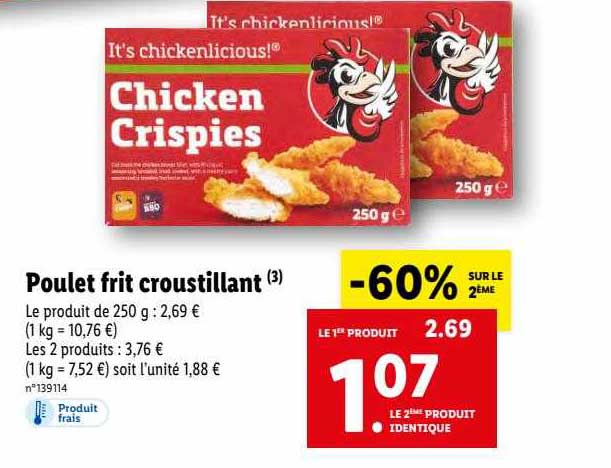 poulet frit croustillant