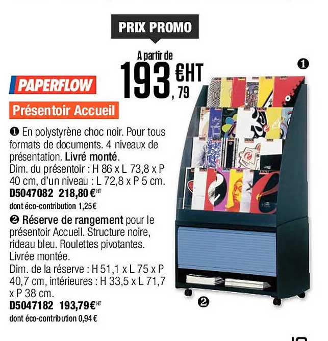 Présentoir Accueil Paperflow