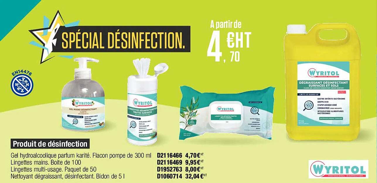 produit de désinfection wyritol