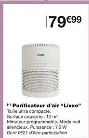 purificateur d'air "livoo"