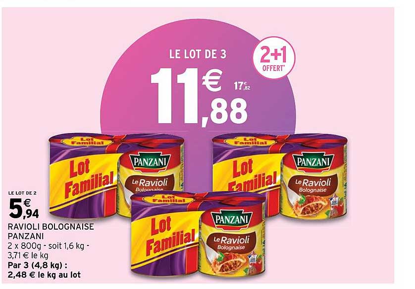 Ravioli Bolognaise Panzani