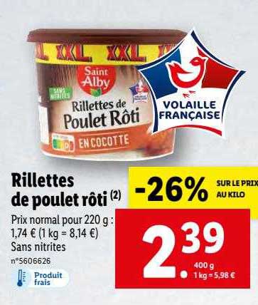 rillettes de poulet rôti saint alby