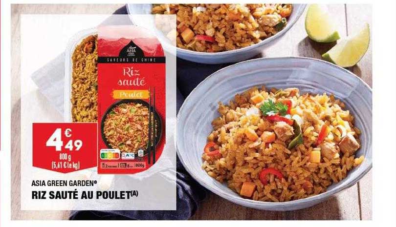 riz sauté au poulet asia green garden