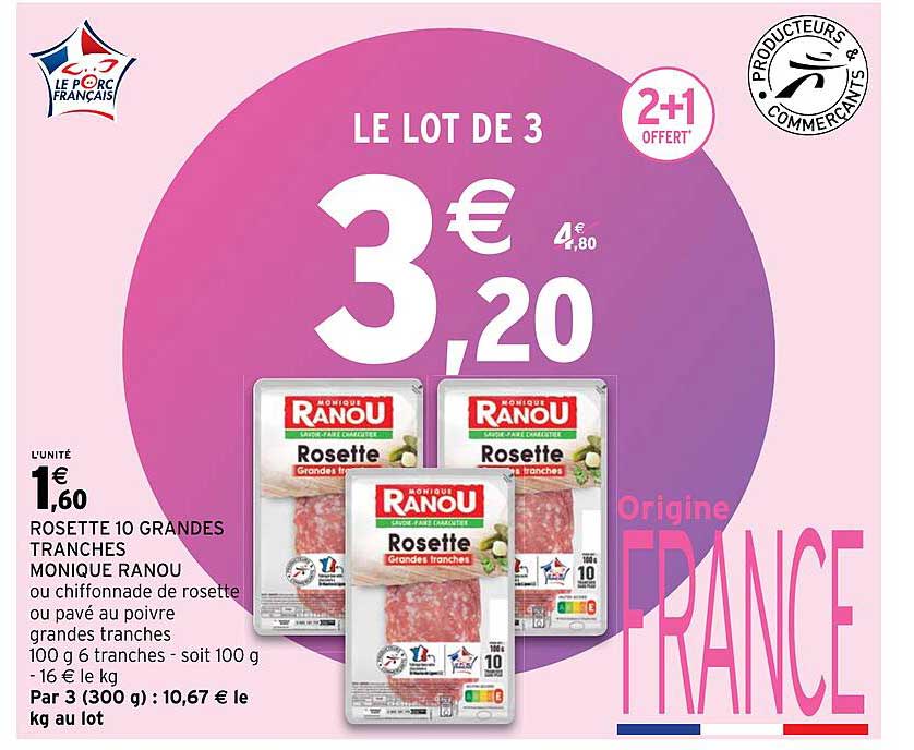 rosette 10 grandes tranches monique ranou