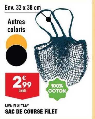 sac de course filet live in style