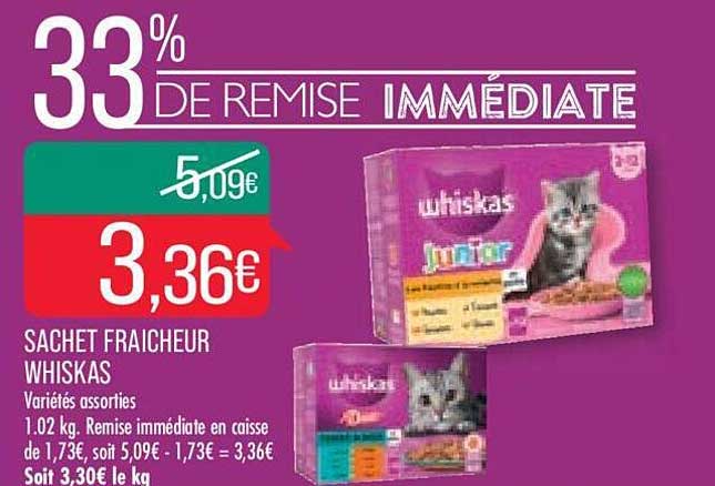 Sachet Fraîcheur Whiskas