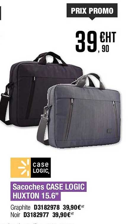 sacoches case logic huxton 15.6"