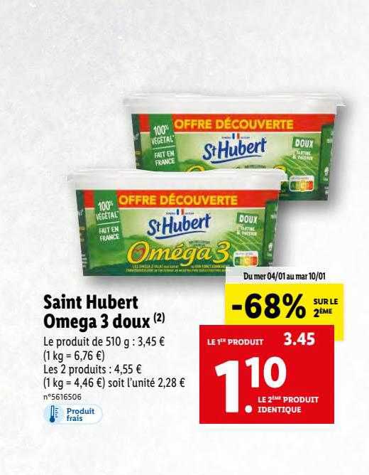 saint hubert oméga 3 doux