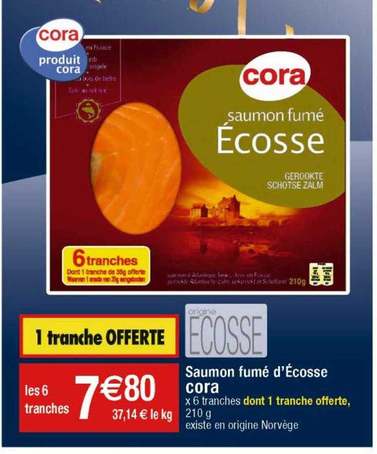 saumon fumé d'écosse cora