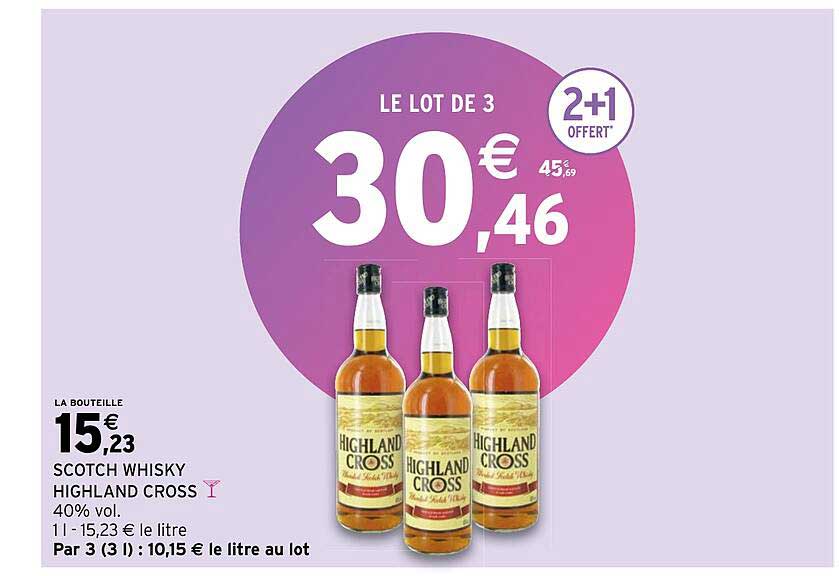 scotch whisky highland cross