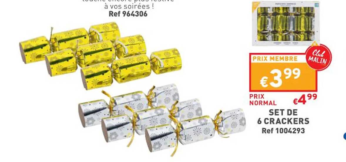 Set De 6 Crackers