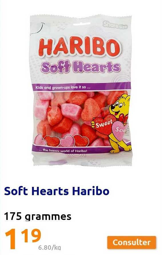 soft hearts haribo