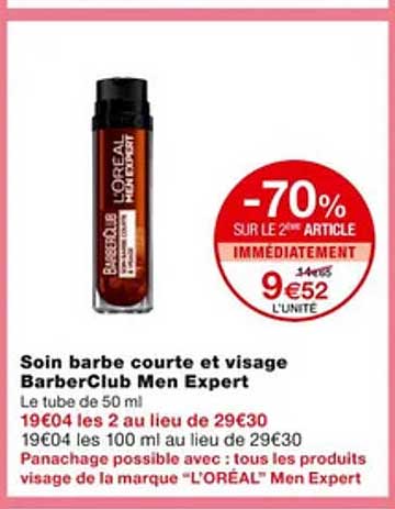 soin barbe courte et visage barberclub men expert
