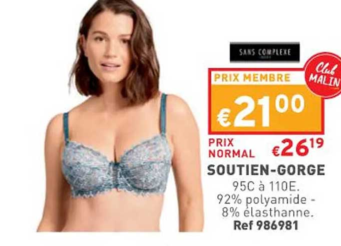 soutien-gorge sans complexe