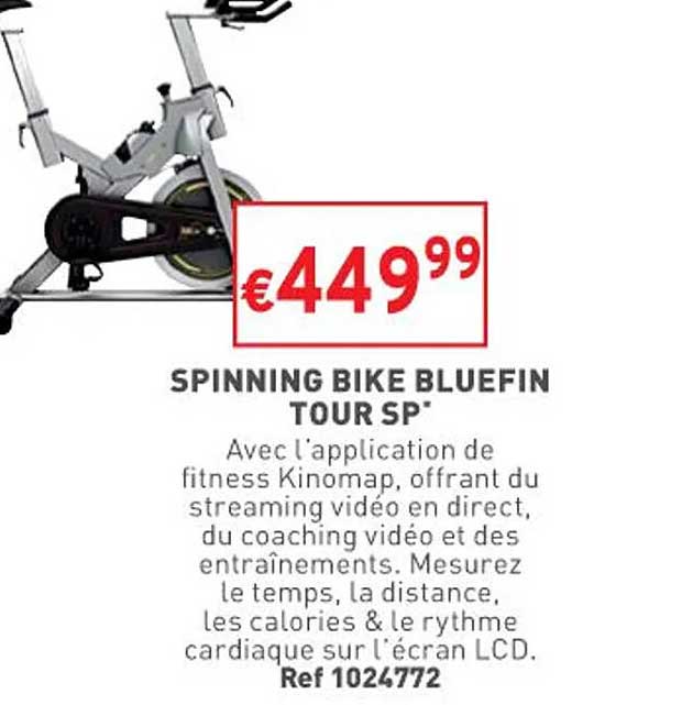 spinning bike bluefin tour sp