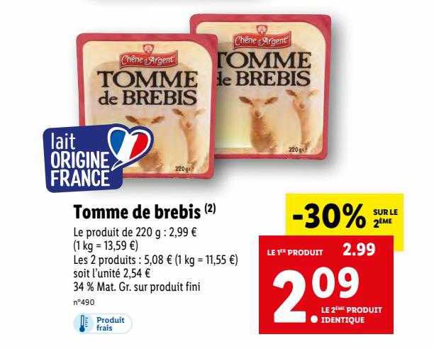 tomme de brebis chêne d'argent