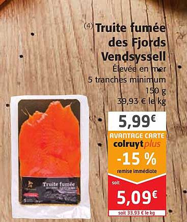 Truite Fumée Des Fjords Vendsyssell
