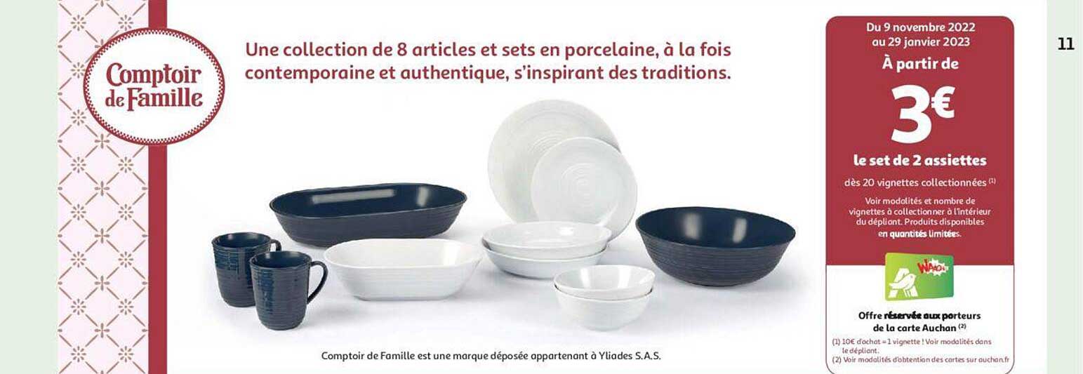 une collection de 8 articles et sets en porcelaine