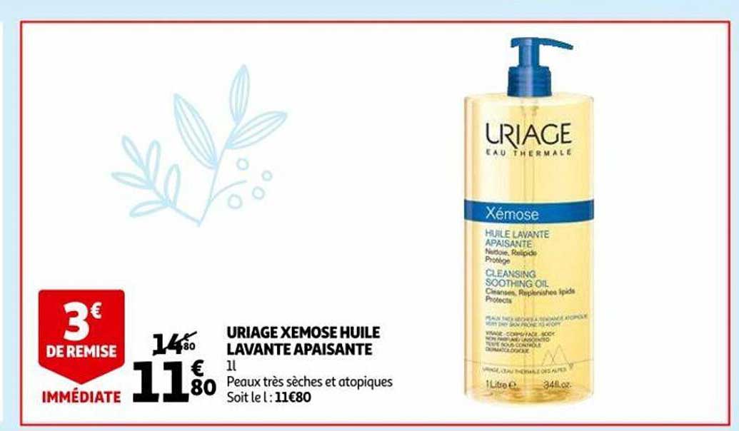 Uriage Xemose Huile Lavante Apaisante