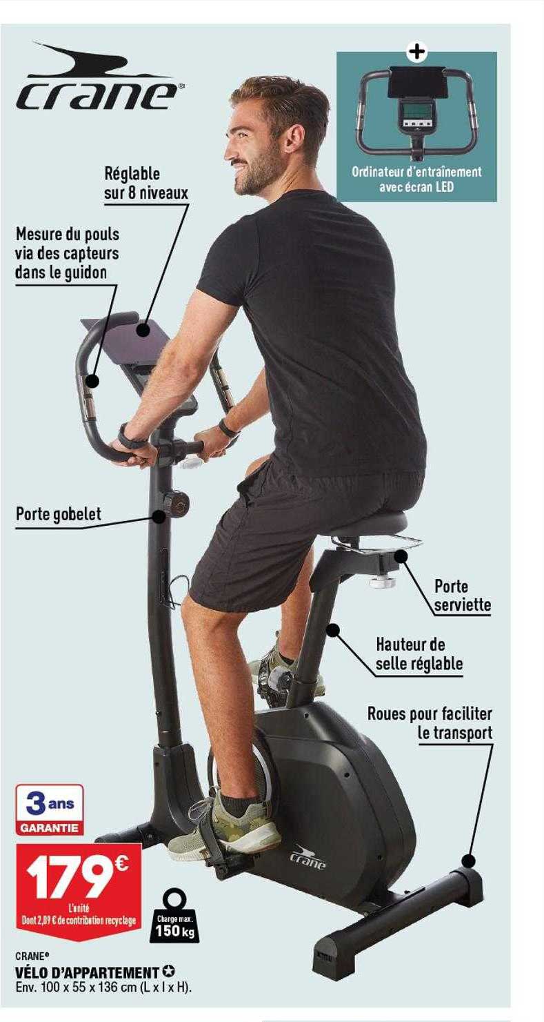 vélo d'appartement crane