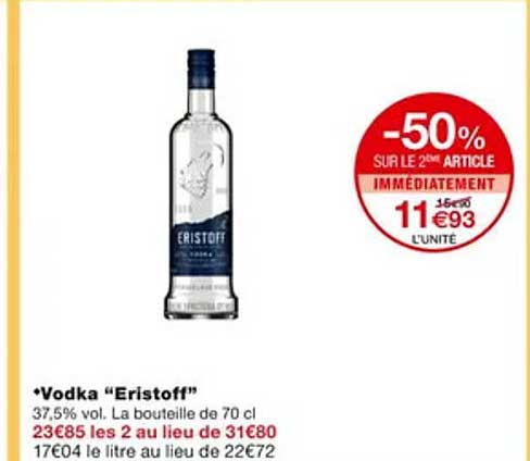 Vodka "eristoff"
