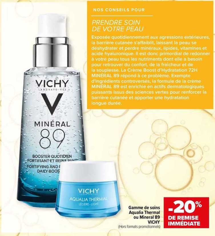 gamme de soins aqualia thermal ou minéral 89 vichy