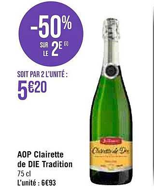 aop clairette de die tradition