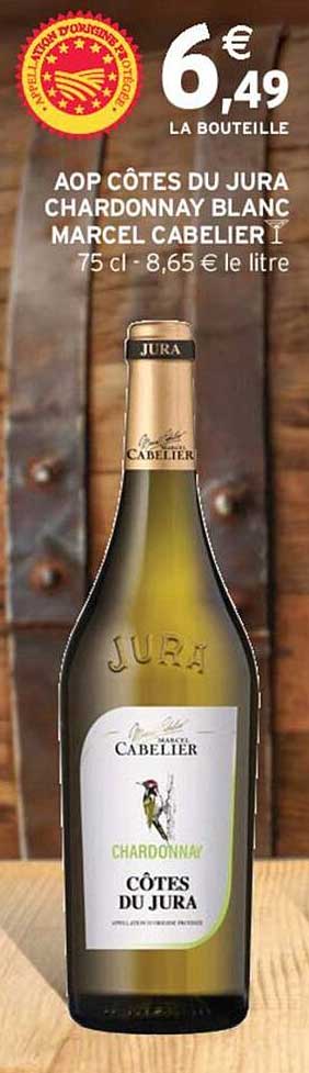 aop côtes du jura chardonnay blanc marcel cabelier
