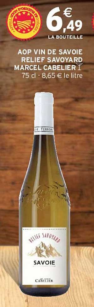 aop vin de savoie relief savoyard marcel cabelier