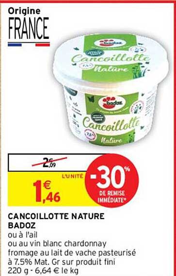 Cancoillotte Nature Badoz