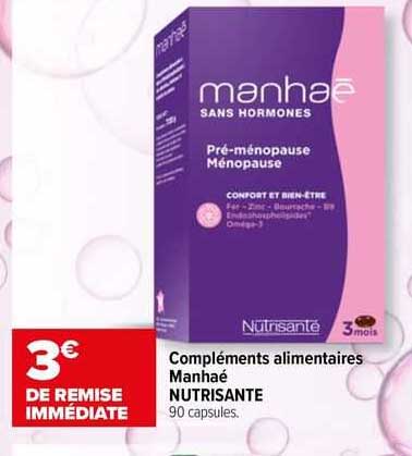 compléments alimentaires manhaé nutrisante