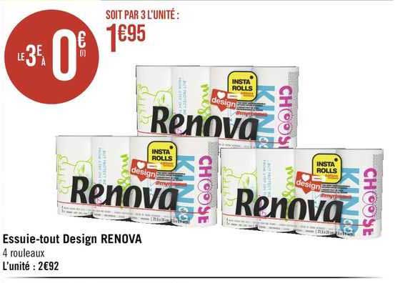 essuie-tout design renova