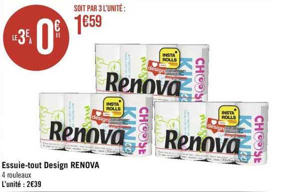 essuie-tout design renova