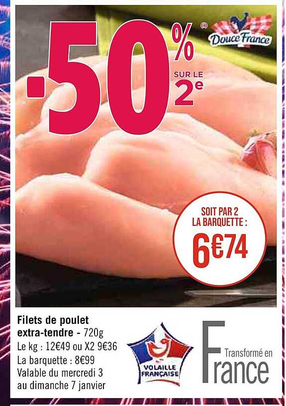 Filets De Poulet Extra-tendre