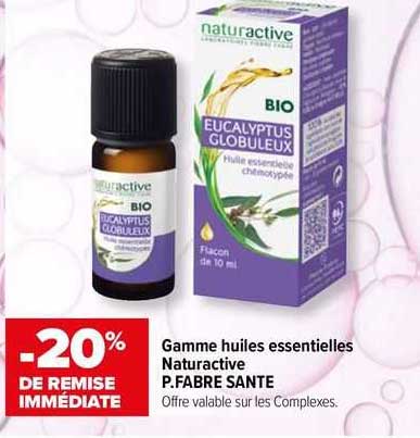 gamme huiles essentielles naturactive p.fabre sante