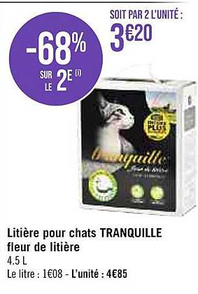 Litière Pour Chats Tranquille Fleur De Litière