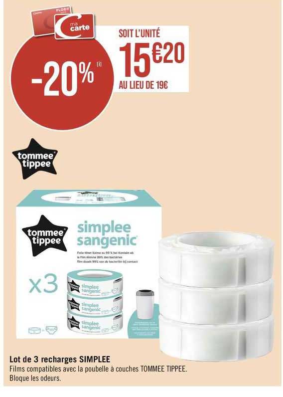 lot de 3 recharges simplee