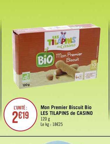 mon premier biscuit bio les tilapins de casino