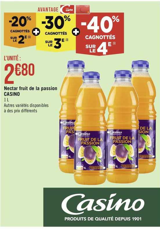 Nectar Fruit De La Passion Casino