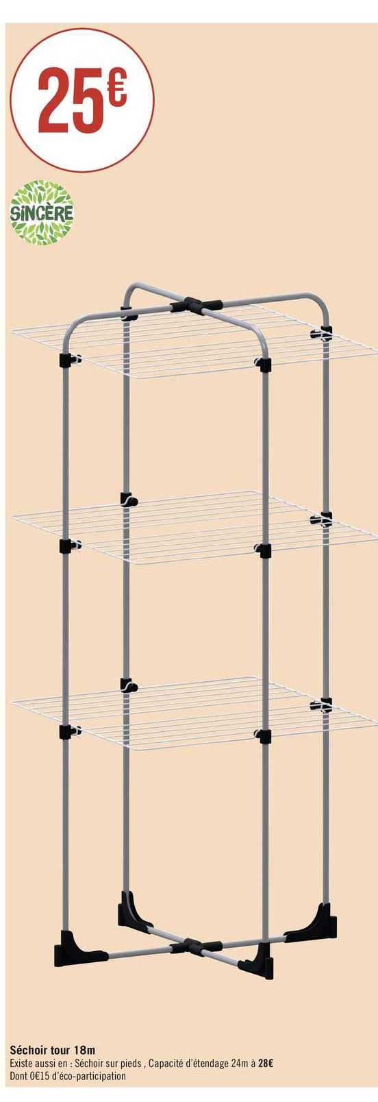 séchoir tour 18m