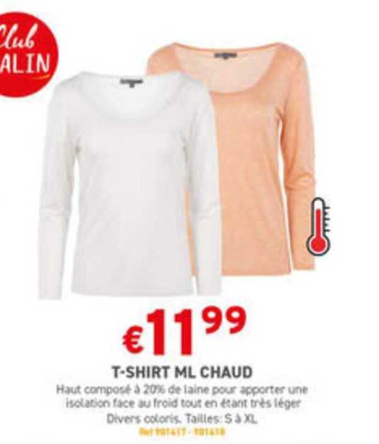 t-shirt ml chaud