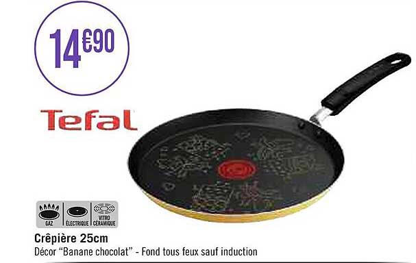 tefal crêpière 25cm
