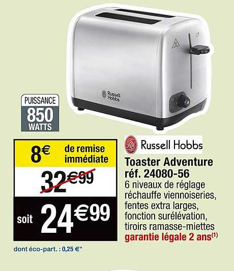 toaster adventure russell hobbs