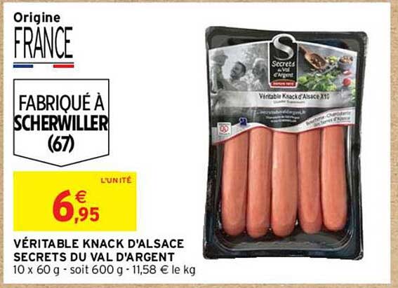 véritable knack d'alsace secrets du val d'argent