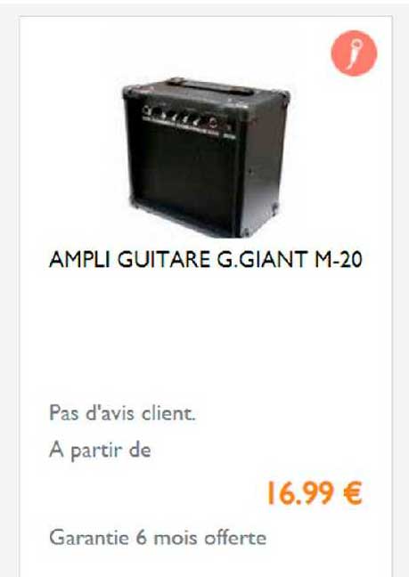 ampli guitare g.giant m-20