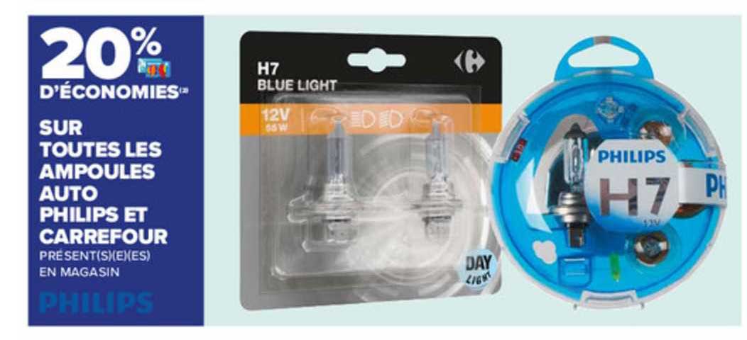 Ampoules Auto Philips Et Carrefour
