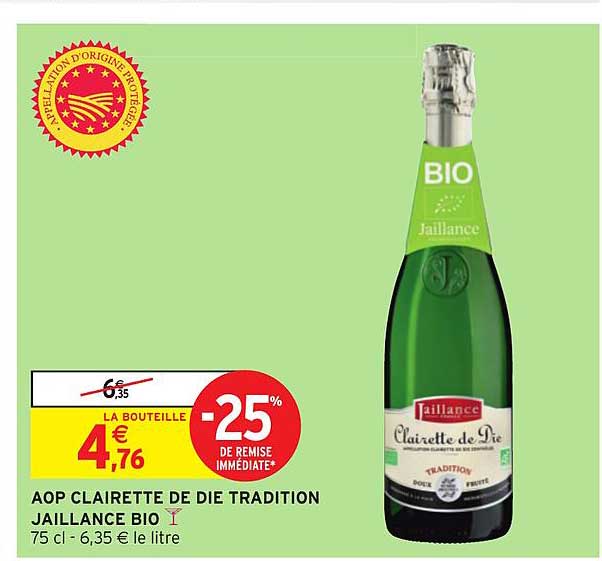 aop clairette de die tradition jaillance bio