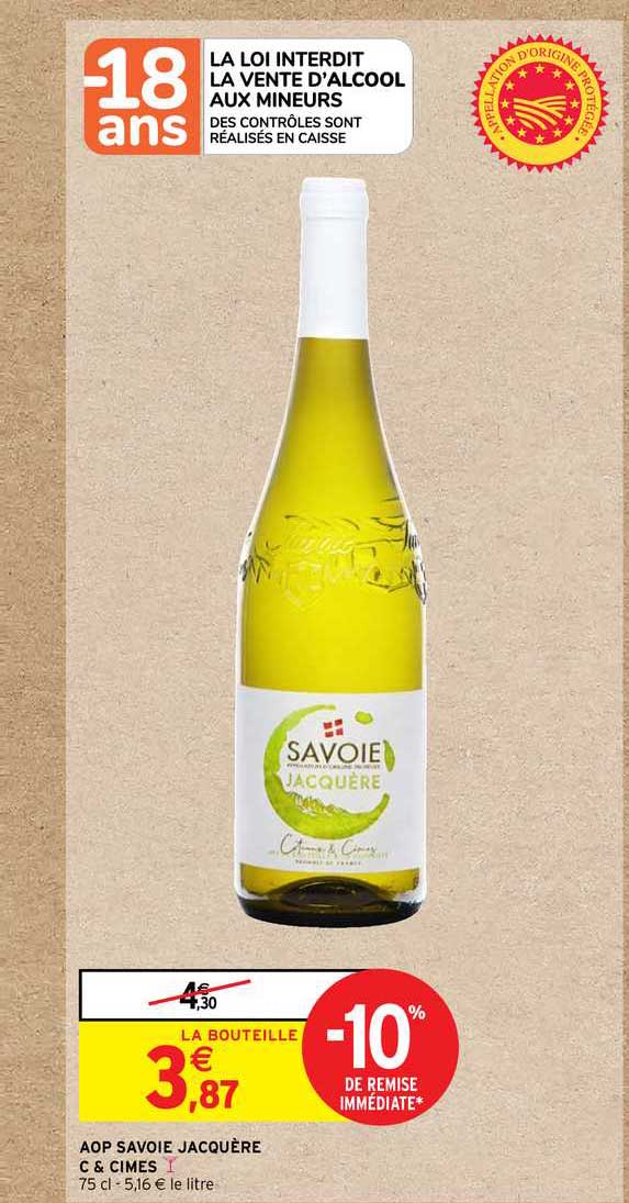 aop savoie jacquère c & cimes